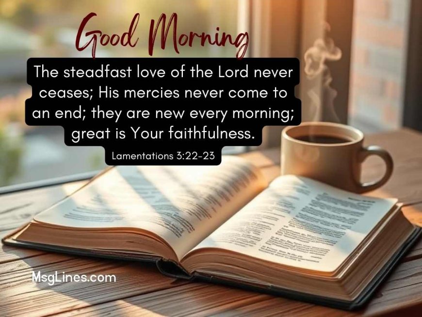 Inspirational Good Morning Bible Messages