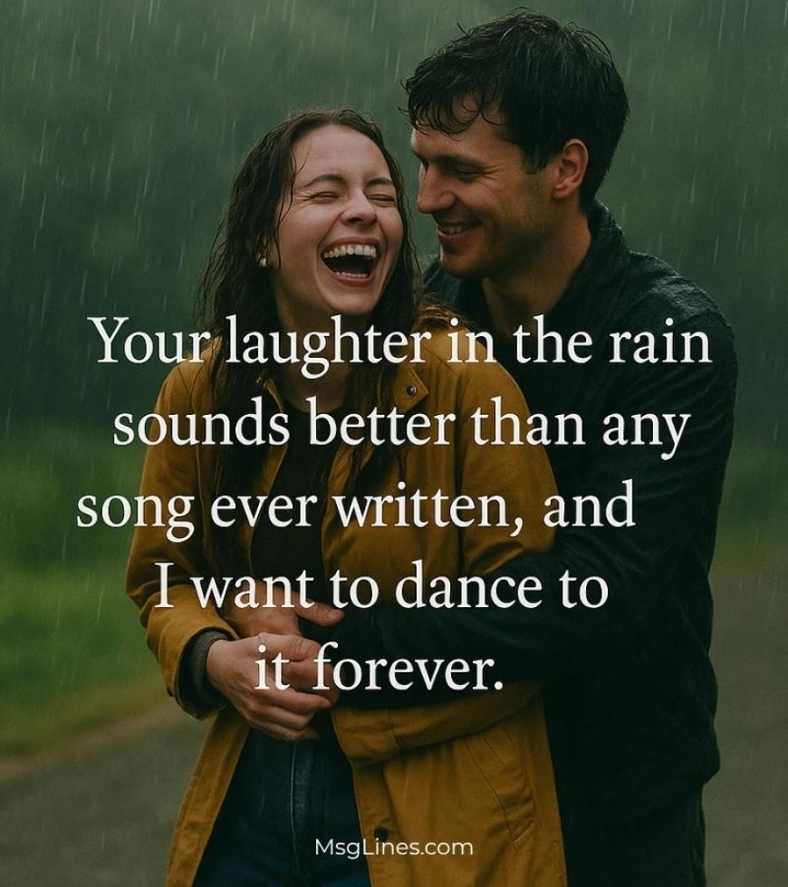 Rain love quotes - Romantic rain captions