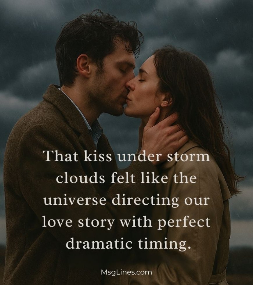 Rain love quotes - Romantic rain captions