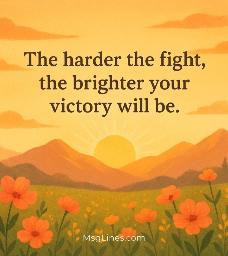 Short positive messages for cancer patient​