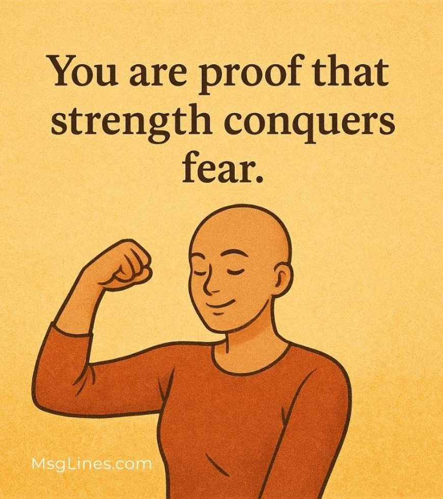 Short positive message for cancer patient​