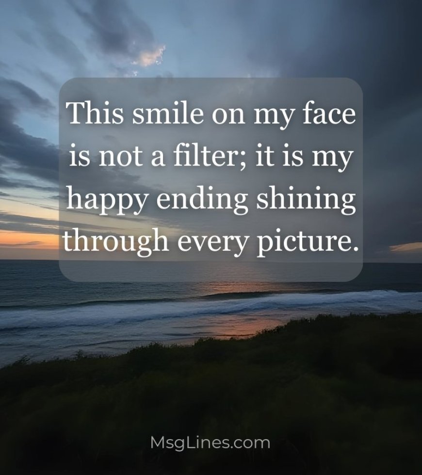 Short Happy Ending Captions for Social Media
