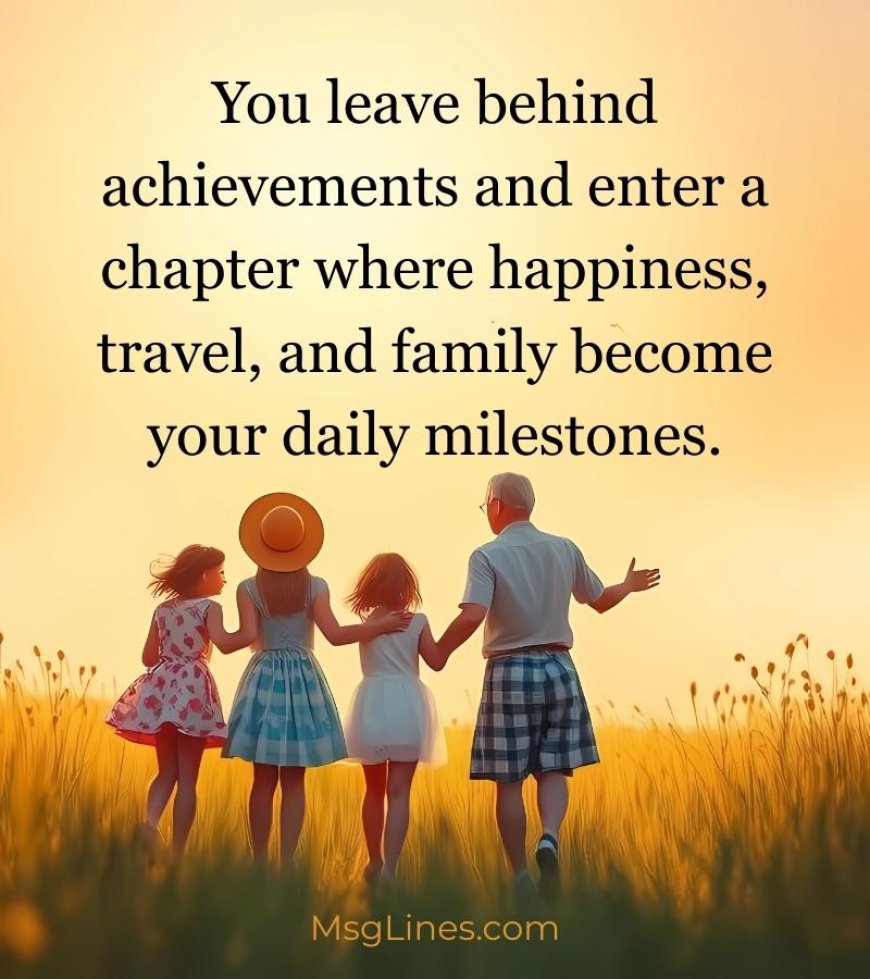 Happy Ending Messages for Retirement