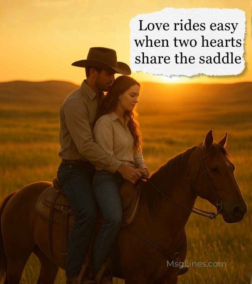 cowboy sayings about love