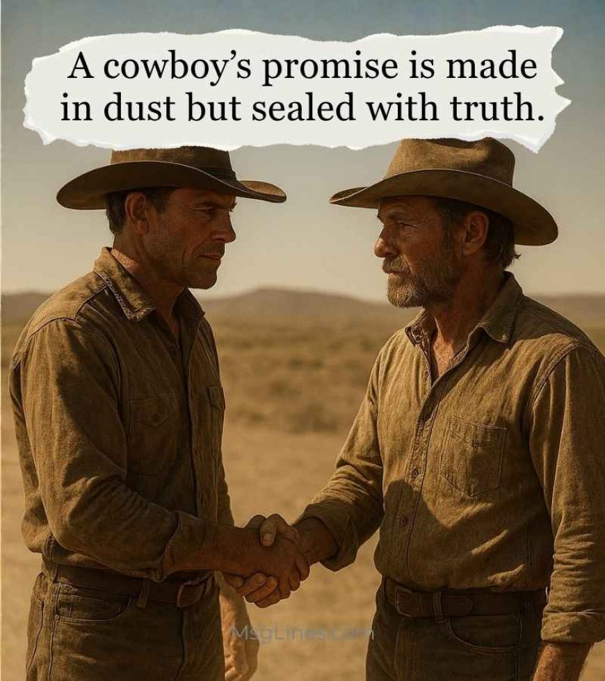 cowboy sayings about love