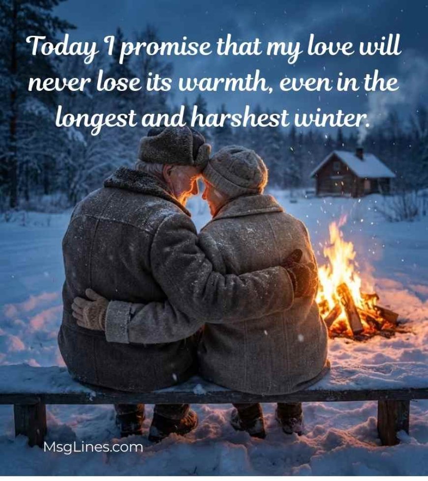 Winter Wedding, Anniversary & Vow Quotes