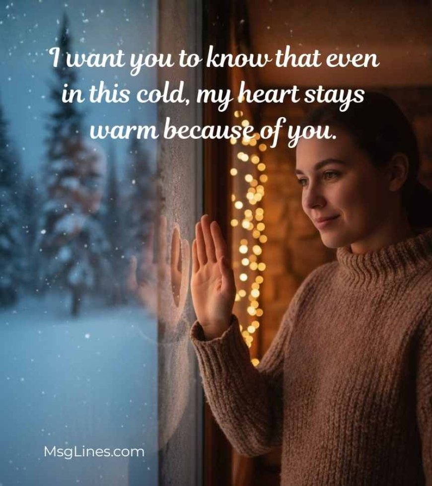 Heartfelt Winter Text Messages & Love Notes
