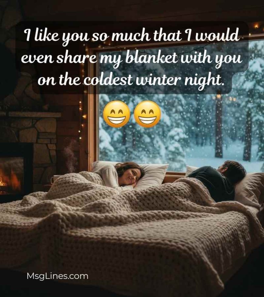 Funny & Playful Winter Love Quotes